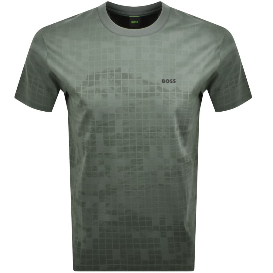 Image number 1 for BOSS Clash T Shirt Green