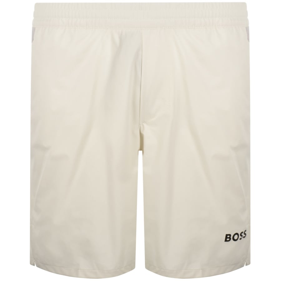 Image number 2 for BOSS Tennis Match Shorts Cream