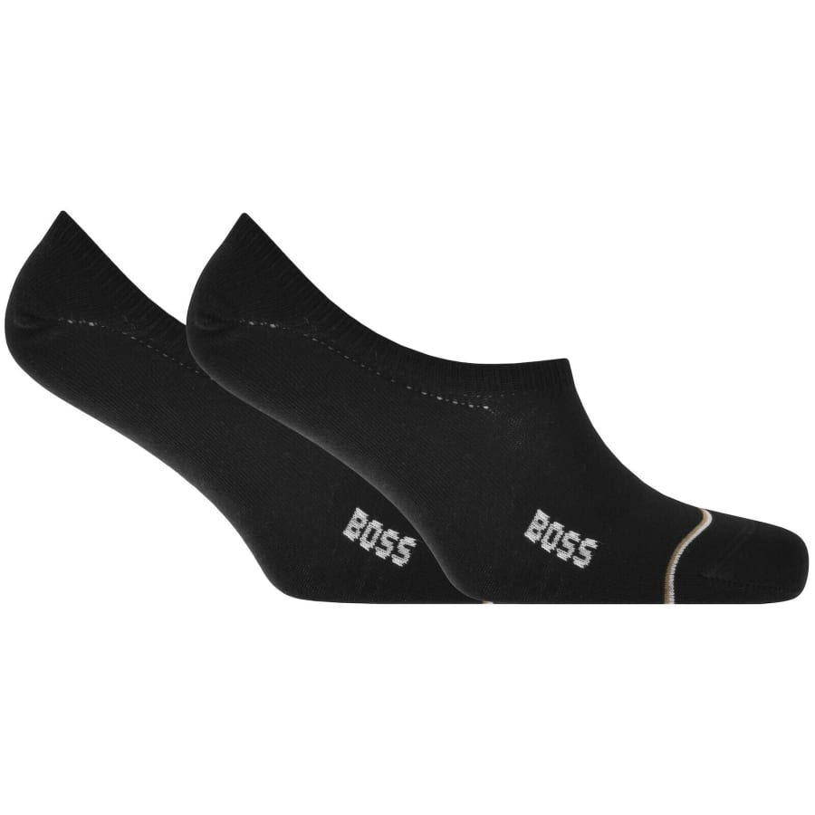 Image number 1 for BOSS 2 Pack Iconic Socks Black