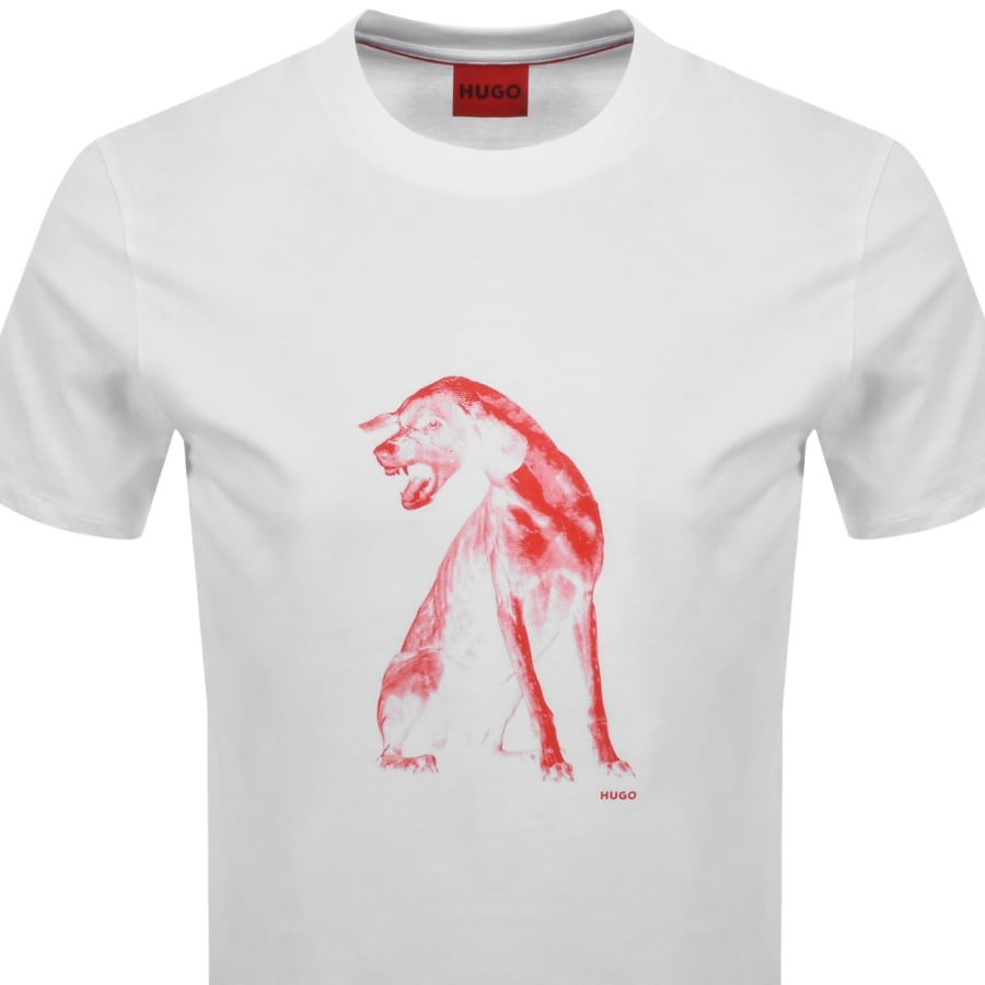 Image number 2 for HUGO Didug T Shirt White