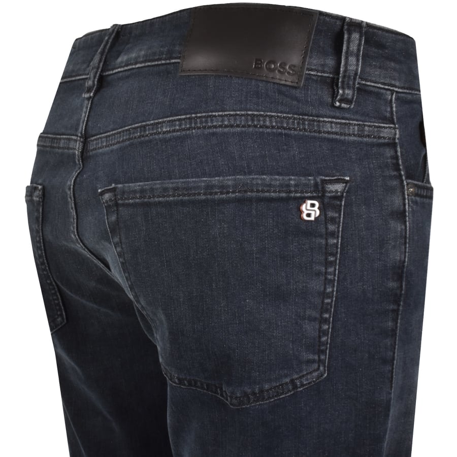 Image number 4 for BOSS Re Maine Regular Fit Jeans Dark Blue