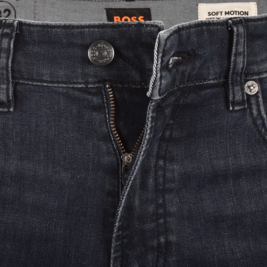 Image number 5 for BOSS Re Maine Regular Fit Jeans Dark Blue