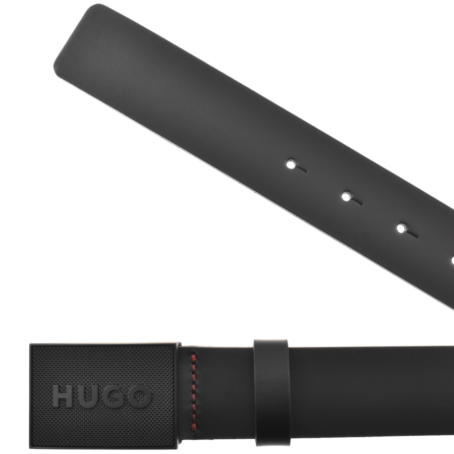 Image number 2 for HUGO Gethon Belt Black