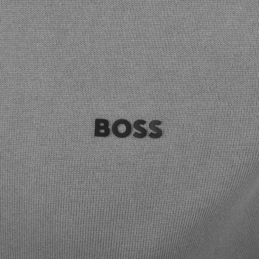 Image number 3 for BOSS Ever X Crew Neck Jumper Grey