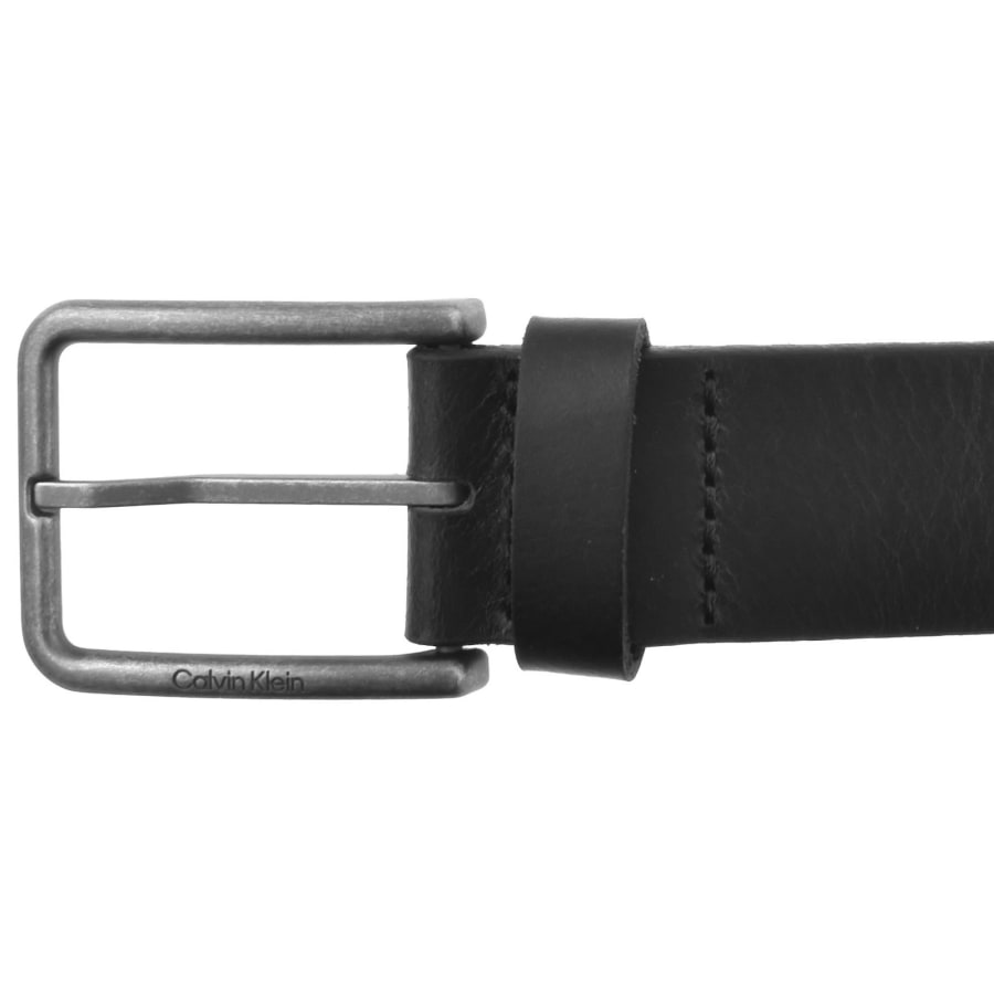 Image number 3 for Calvin Klein Warmth Buckle Belt Black