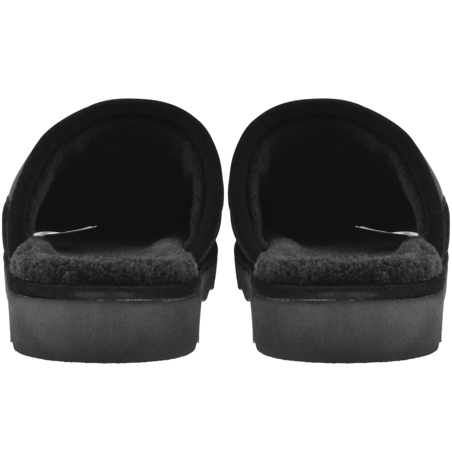 Image number 3 for Ralph Lauren Reade Scuff Slippers Black