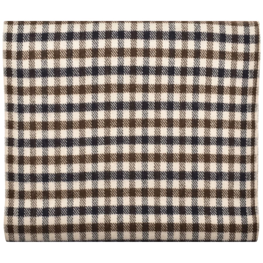Image number 2 for Aquascutum Club Check Scarf Beige