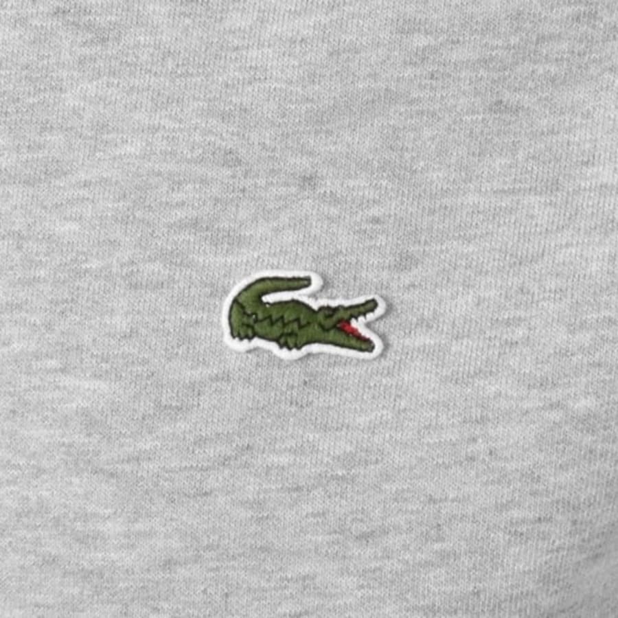 Image number 4 for Lacoste Full Zip Hooded Tracksuit Grey
