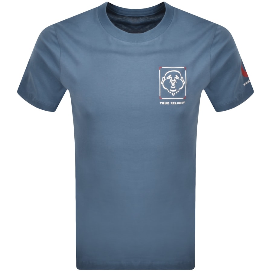 Image number 2 for True Religion TR EMB Quality T Shirt Blue