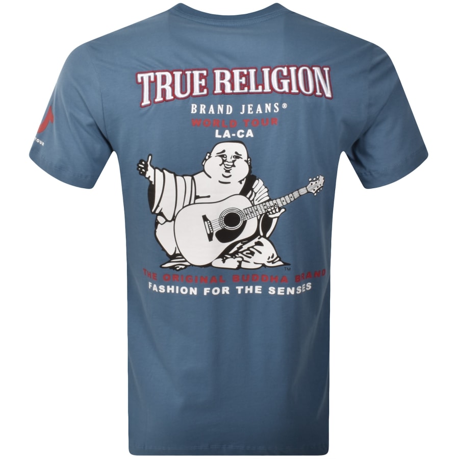 Image number 5 for True Religion TR EMB Quality T Shirt Blue