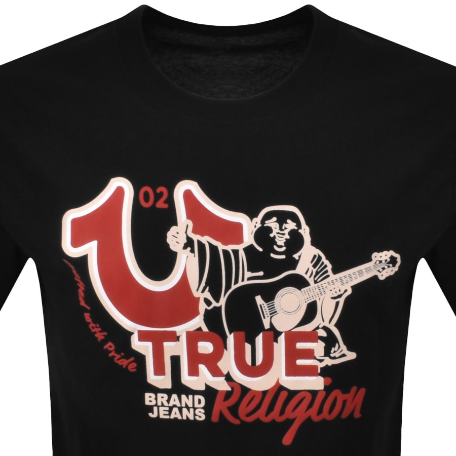 Image number 2 for True Religion Big Buddha T Shirt Black