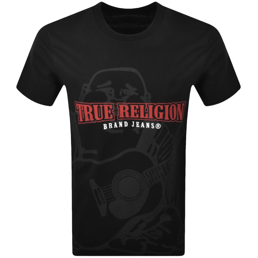 Image number 2 for True Religion Shadow Logo T Shirt Black