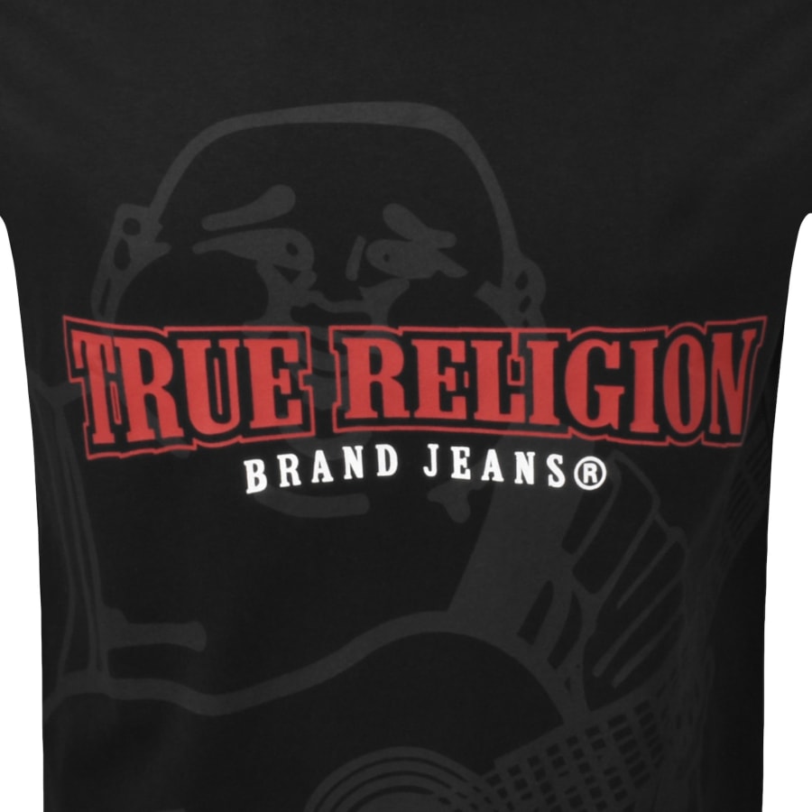 Image number 3 for True Religion Shadow Logo T Shirt Black