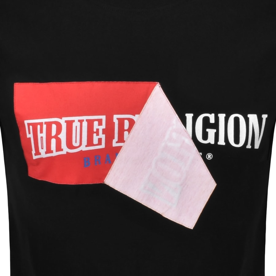 Image number 3 for True Religion Peal Off Arch T Shirt Black