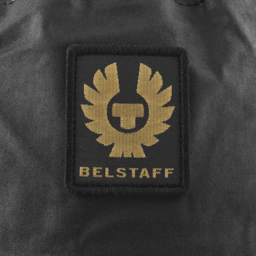 Image number 3 for Belstaff Waxed Cotton Bucket Hat Black