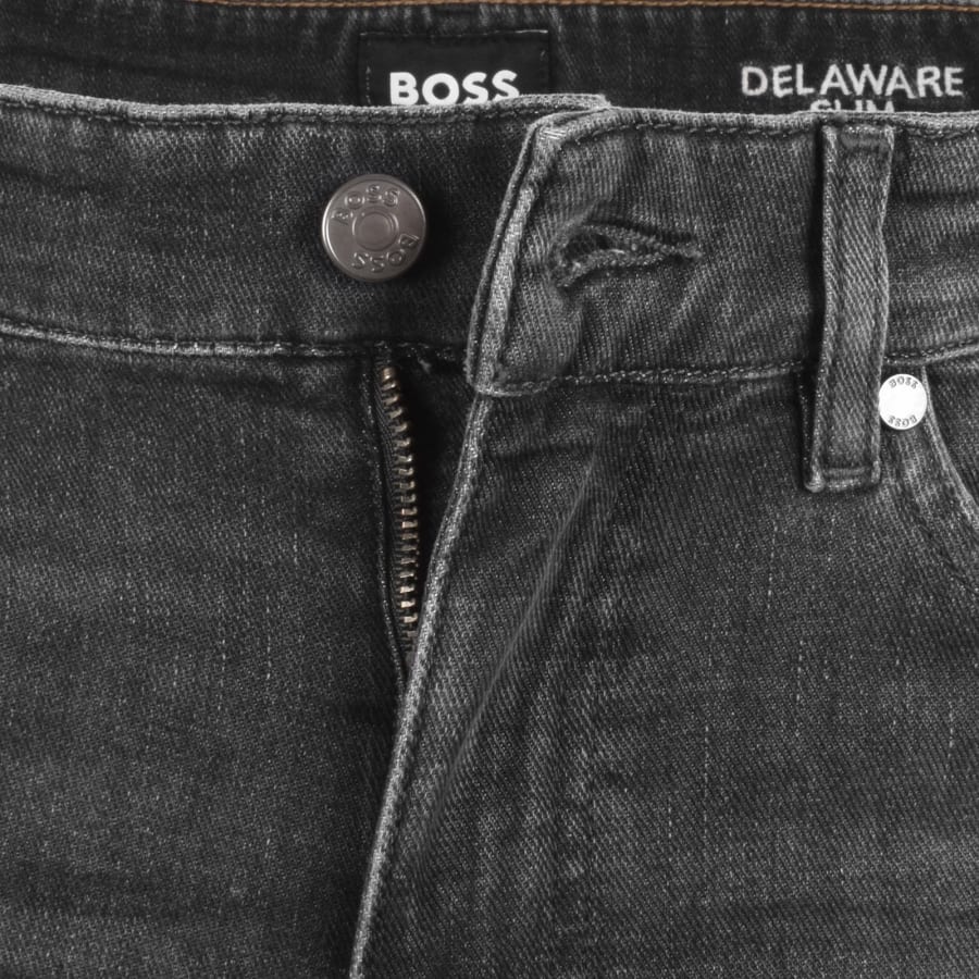 Image number 5 for BOSS Delaware Slim Fit Jeans Grey