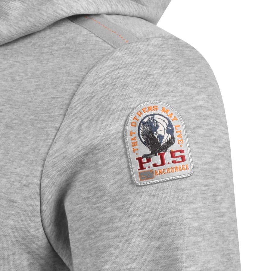 Image number 4 for Parajumpers Everest Hoodie Grey