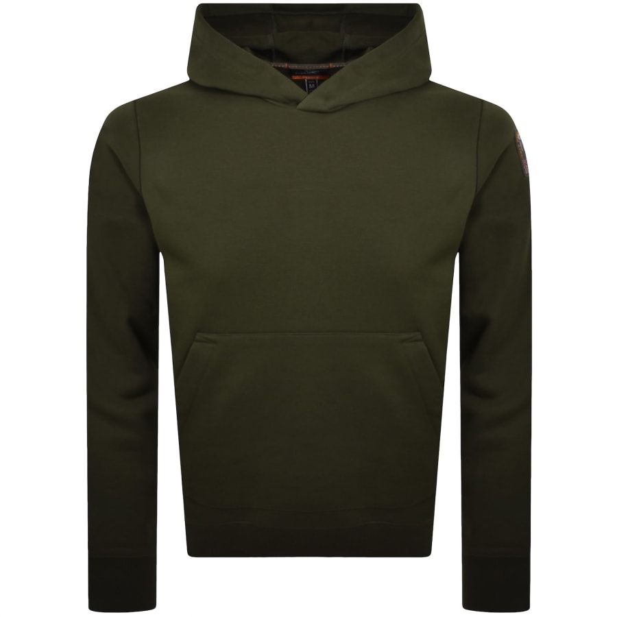 Image number 2 for Parajumpers Everest Hoodie Deep Moss Green