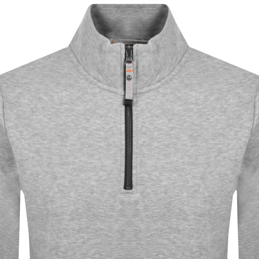 Image number 3 for Parajumpers Broad Peak Zip Sweatshirt Grey