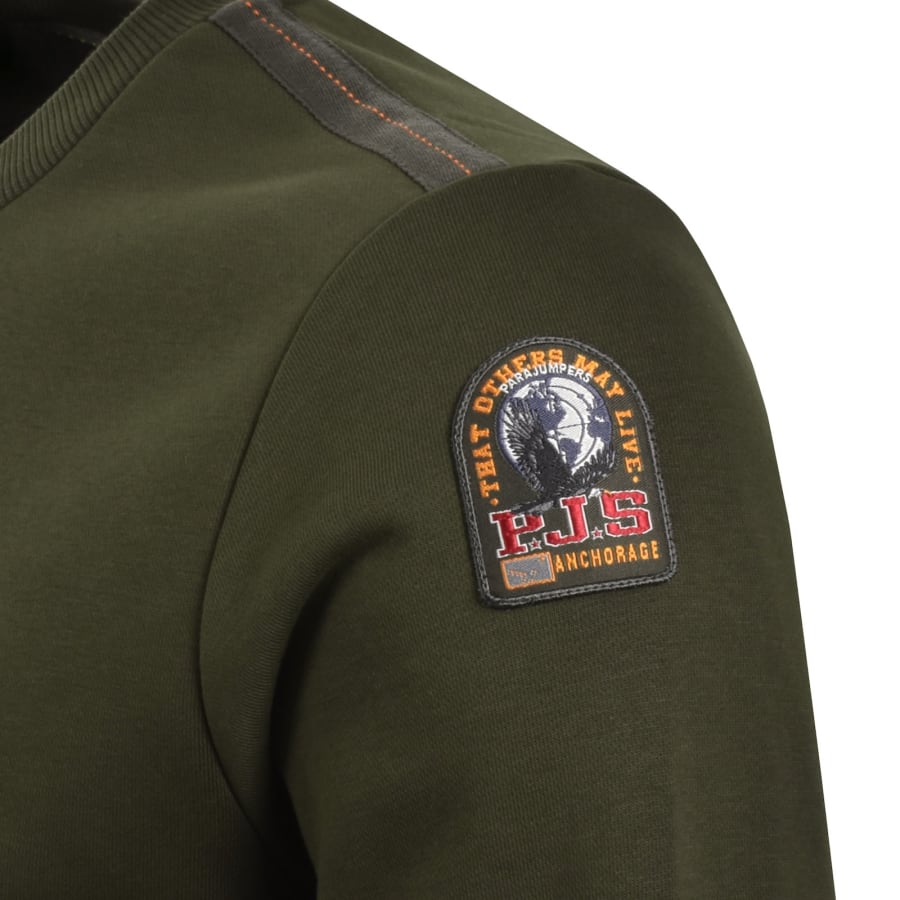 Image number 4 for Parajumpers K2 Sweatshirt Green