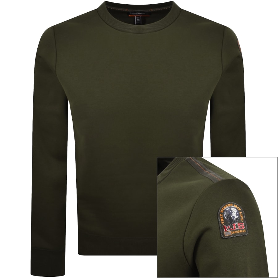 Image number 1 for Parajumpers K2 Sweatshirt Green