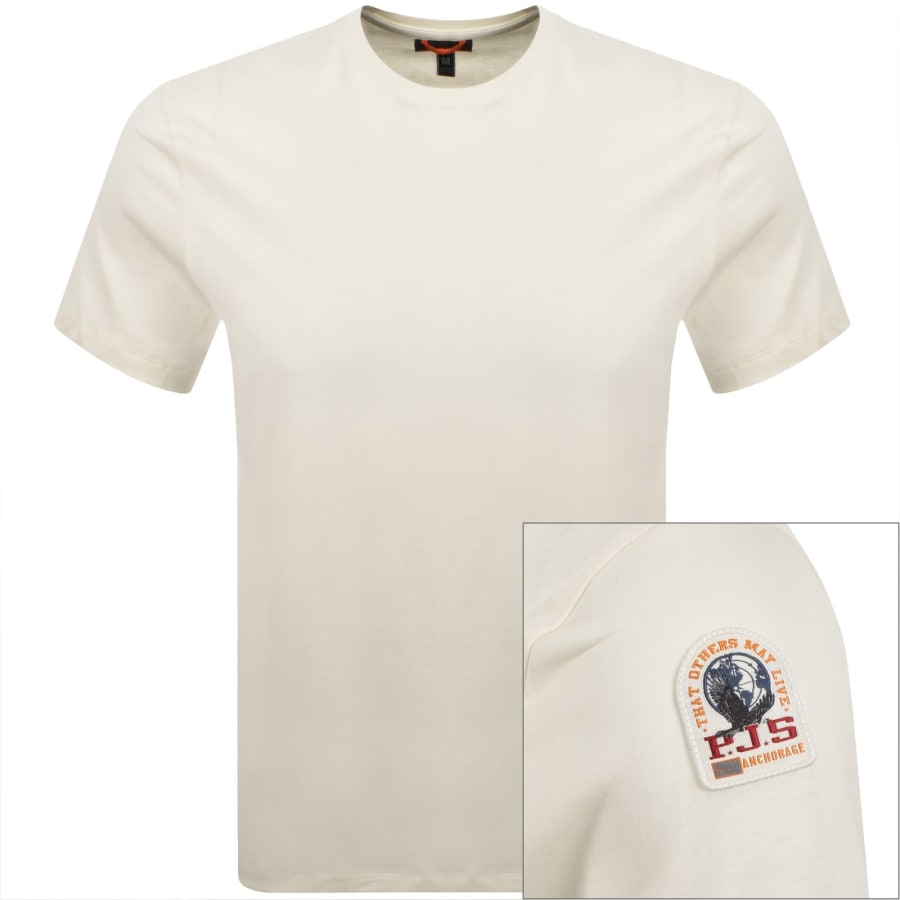 Image number 1 for Parajumpers Shispare T Shirt Cream