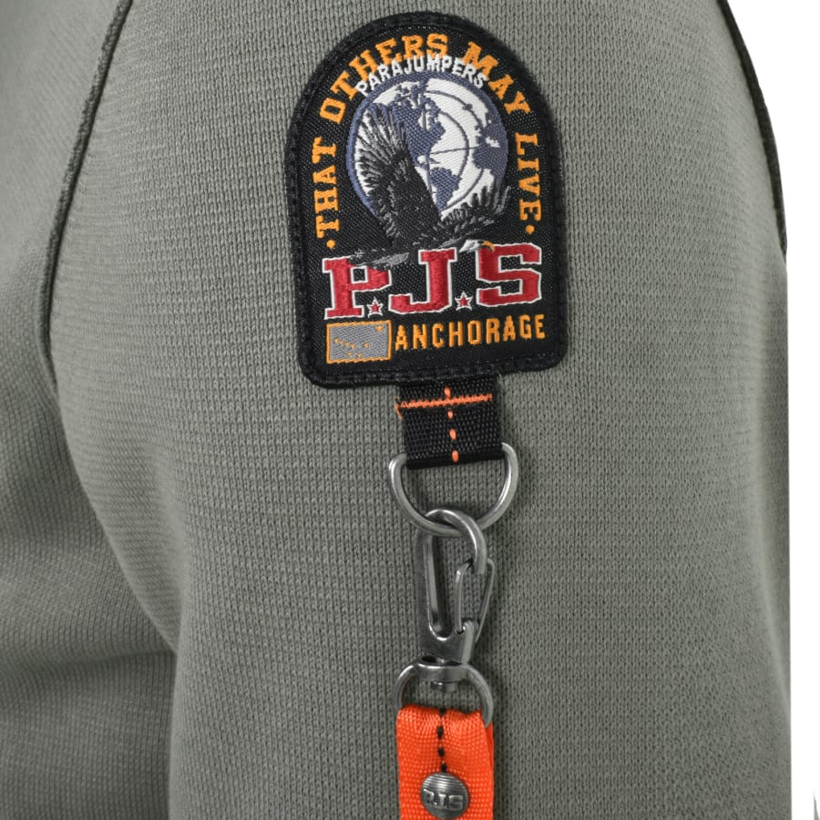 Image number 4 for Parajumpers Basic Braw Sweatshirt Grey