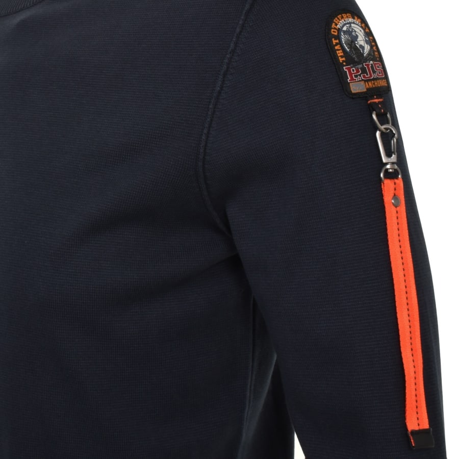 Image number 4 for Parajumpers Basic Braw Sweatshirt Navy