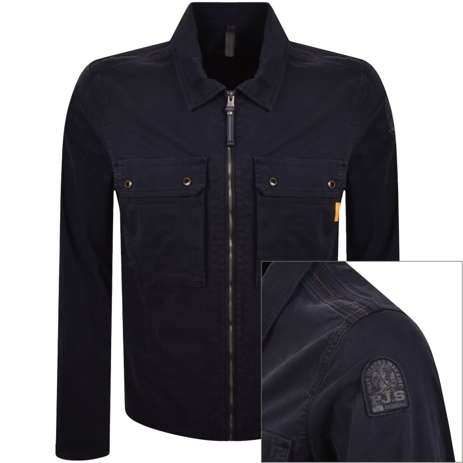 Image number 1 for Parajumpers Tel Overshirt Navy
