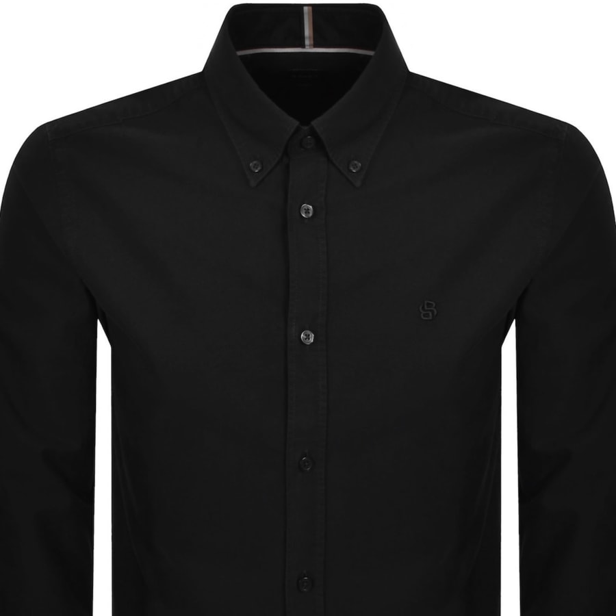 Image number 2 for BOSS H Roan Slim Fit Shirt Black