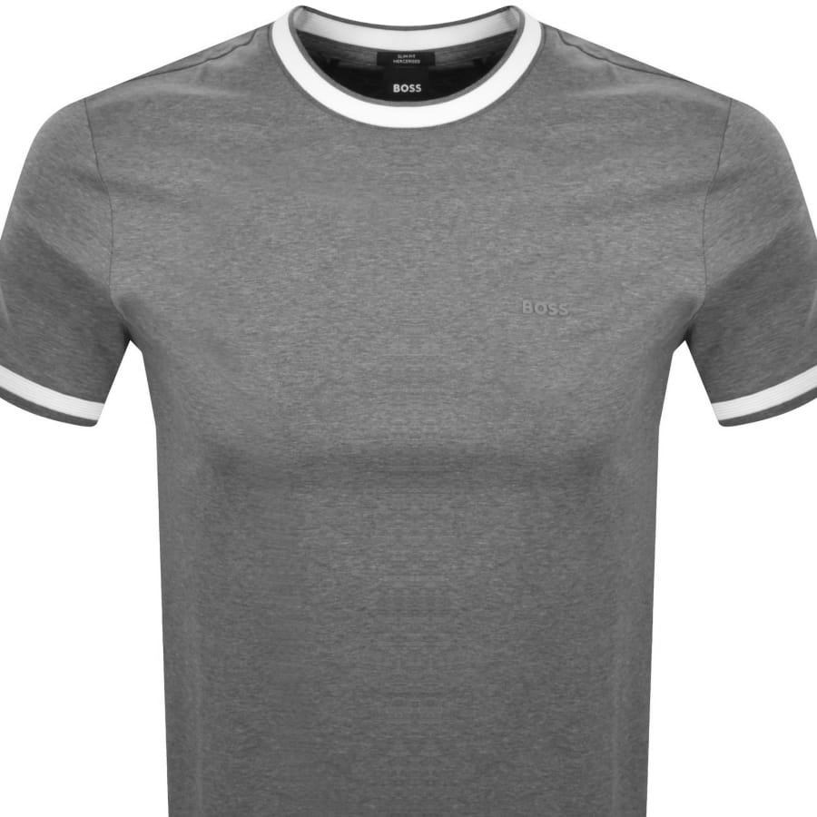 Image number 2 for BOSS H Tessler 200 Slim Fit T Shirt Grey