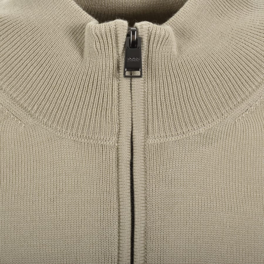 Image number 3 for BOSS Ebenji Knit Jumper Beige