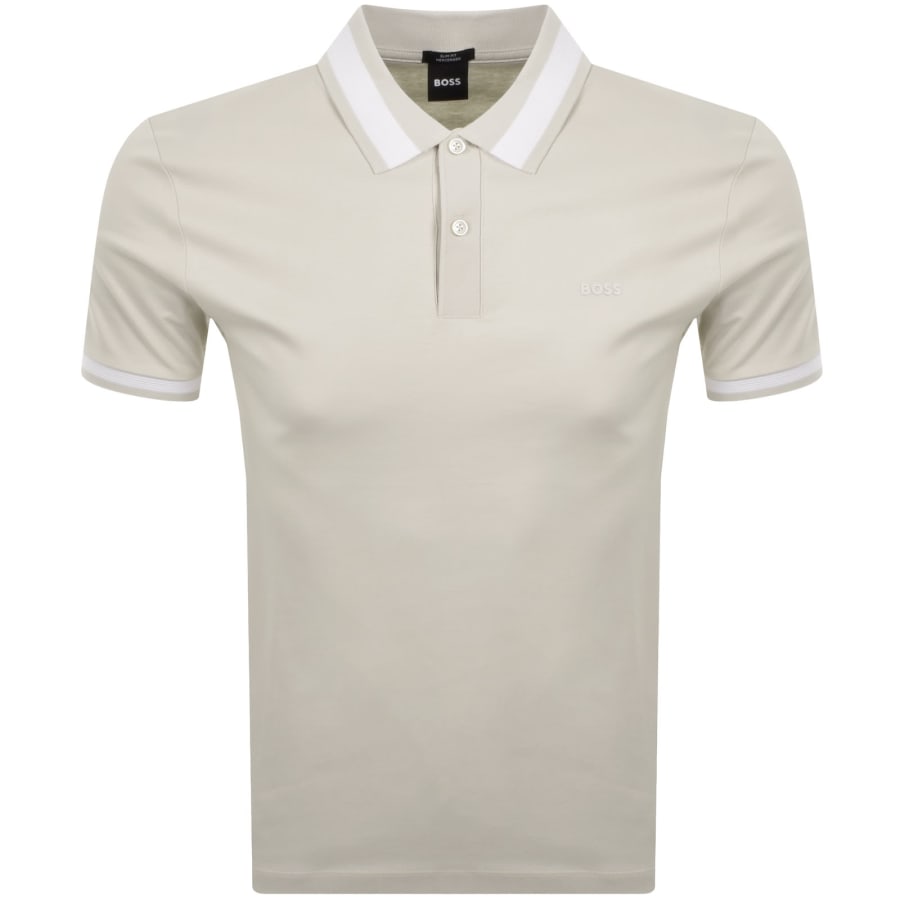 Image number 1 for BOSS H Phillipson 200 Polo T Shirt Beige