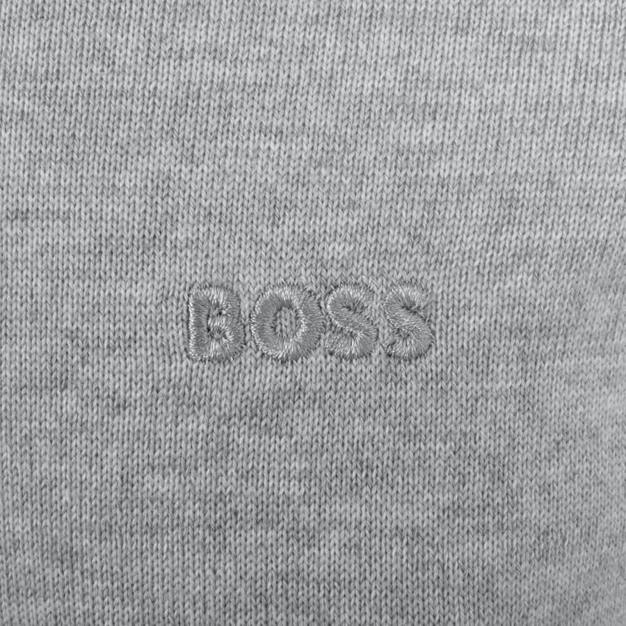Image number 3 for BOSS Botto L Knit Jumper Grey