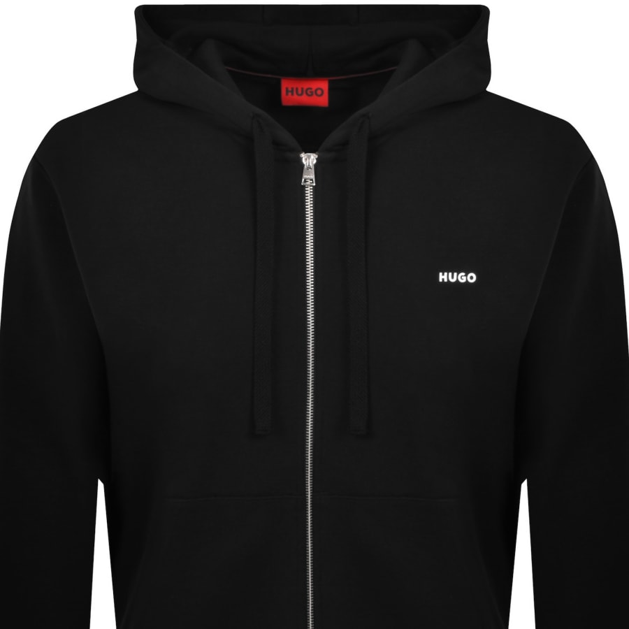 Image number 2 for HUGO Dapo Full Zip Hoodie Black