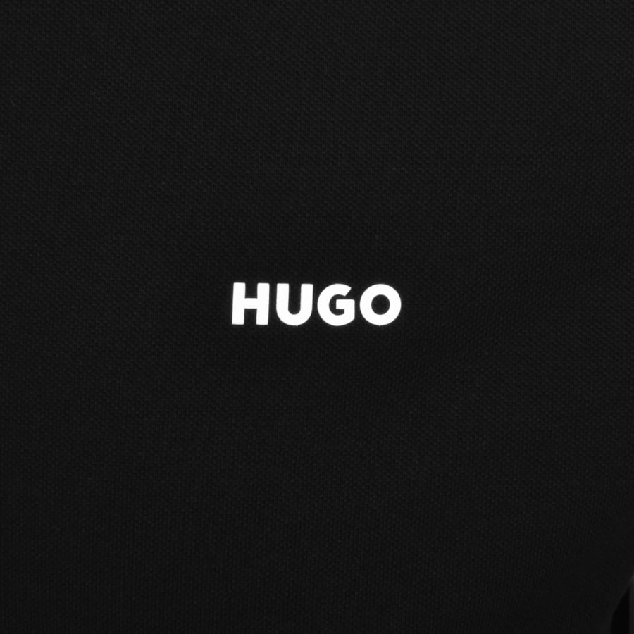 Image number 3 for HUGO Donoslong Polo T Shirt Black