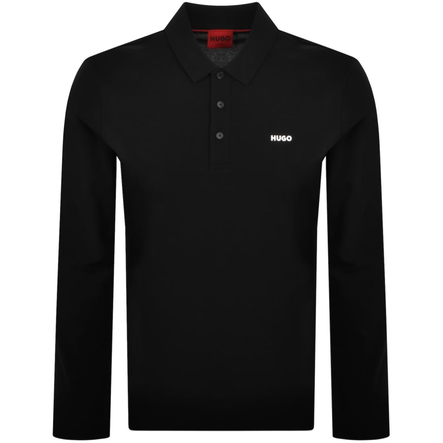 Image number 1 for HUGO Donoslong Polo T Shirt Black