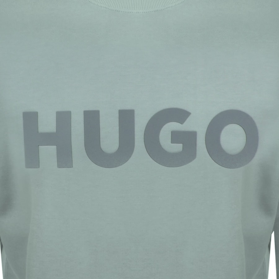 Image number 3 for HUGO Dinex Sweatshirt Pastel Green