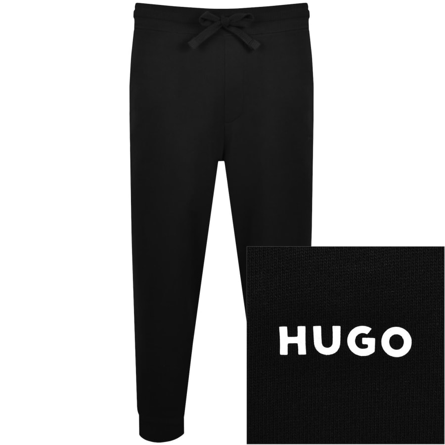Image number 1 for HUGO Dayote232 Joggers Black