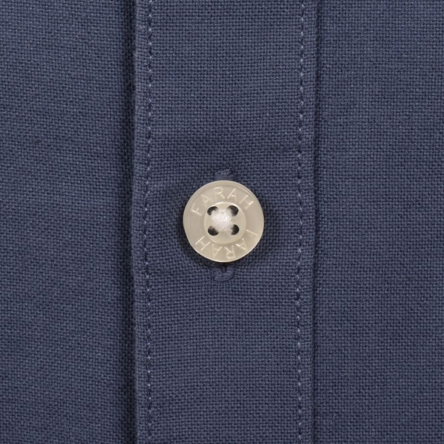 Image number 4 for Farah Brewer Long Sleeve Shirt Blue