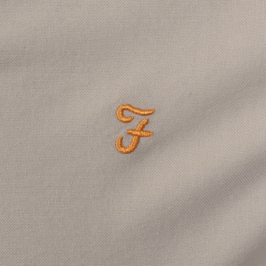 Image number 3 for Farah Brewer Long Sleeve Shirt Beige