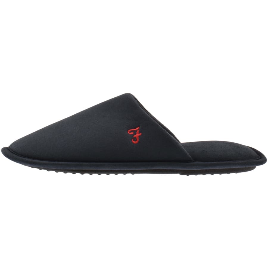 Image number 2 for Farah Cullinan Mule Slippers Navy
