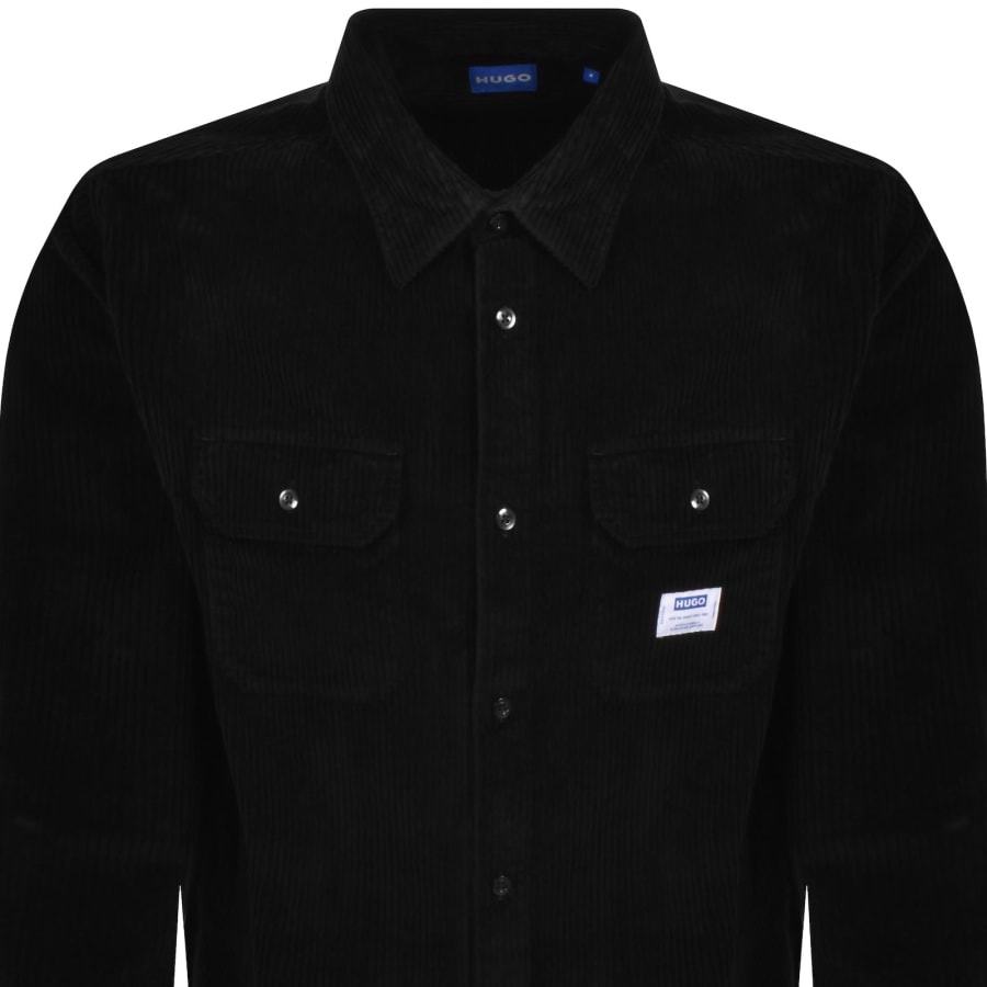 Image number 2 for HUGO Blue Ekynone Oversized Shirt Black