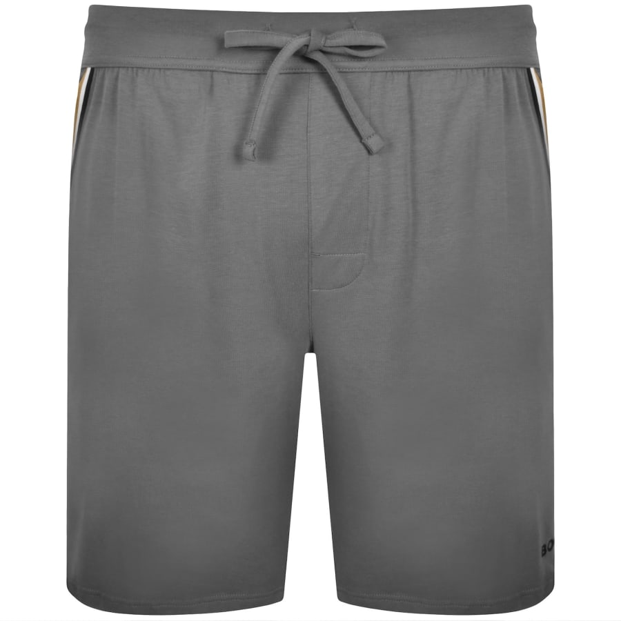 Image number 2 for BOSS Unique Jersey Shorts Grey