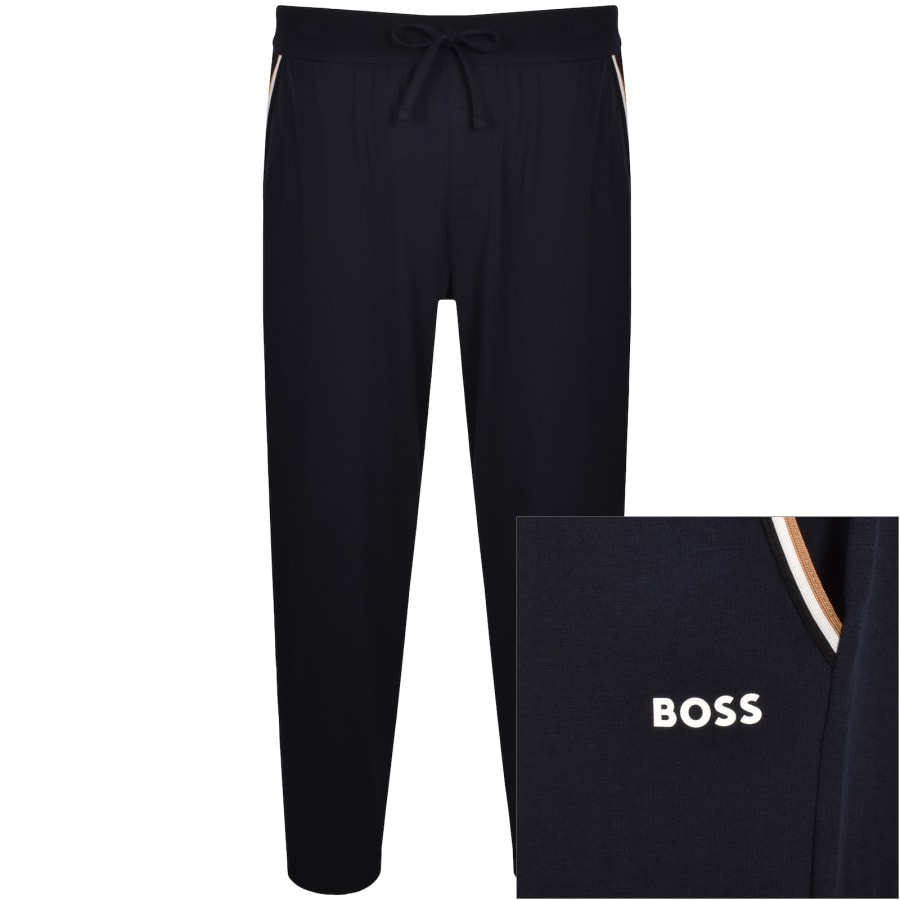 Image number 1 for BOSS Unique Joggers Navy