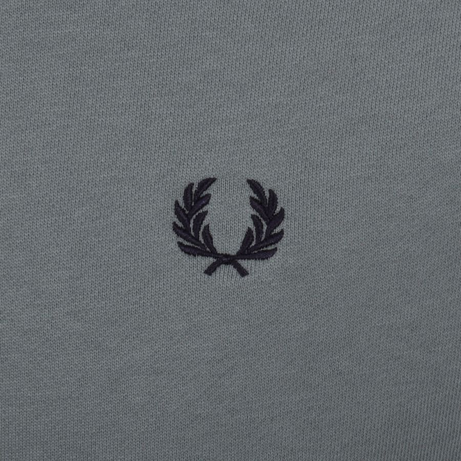 Image number 3 for Fred Perry Crew Neck Sweatshirt Blue