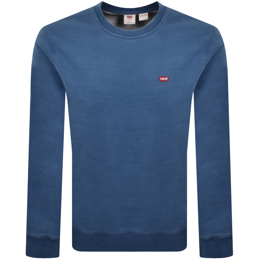 Image number 1 for Levis Original Crew Neck Sweatshirt Indigo