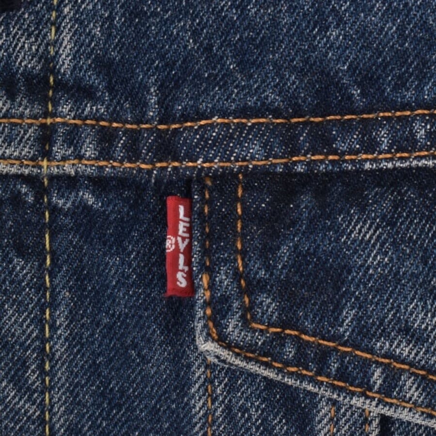 Image number 3 for Levis Denim Trucker Jacket Blue