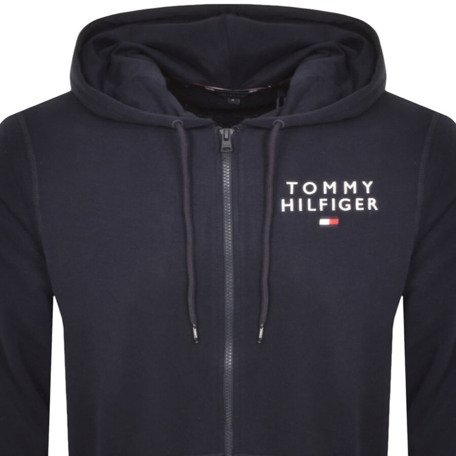 Image number 2 for Tommy Hilfiger Full Zip Hoodie Navy