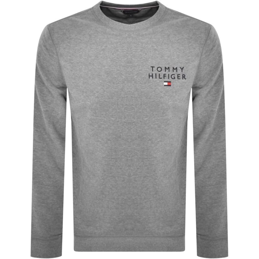 Image number 1 for Tommy Hilfiger Track Top Sweatshirt Grey